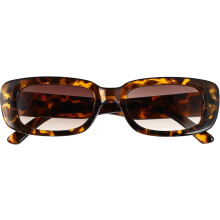 Ochelari de soare pătrați cu imprimeu leopard, unisex, la modă, pentru protecție solară în aer liber, pentru călătorii
