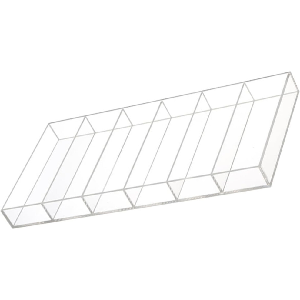 Hkhbjs Acrylic Sunglasses Tray 6-Grid Eyeglass Display Case Organizer Storage Box For Retail Shops And Home Use