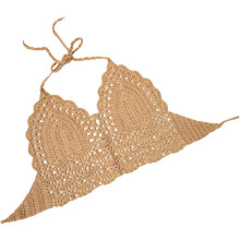 Europäischer Bikini-Badeanzug mit Schlitz, modischer Badeanzug für den Strand, Damen, Größe S, Khaki