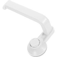 Weißer Toilettenpapierhalter mit Saugnapf, aus robustem ABS-PVC, für mehr Ordnung im Badezimmer
