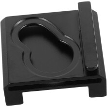 Lichtgevende zwaardriemgesp met metalen clip, accessoire voor cosplay-zwaardhandvat, zwart, lichtgewicht, heupriemhouder