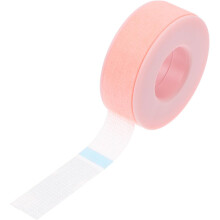 Rosa Silikon-Wimpernklebeband 1,25 cm x 3,6 m, wiederverwendbar, atmungsaktiv, Make-up-Klebeband