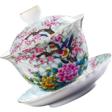 Théière en céramique, tasse à thé rétro avec couvercle et soucoupe, résistante à la chaleur, infusion rapide.