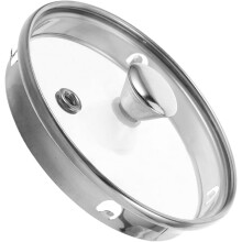 Couvercle de rechange en verre pour bouilloire, diamètre intérieur 11,6 cm, en acier inoxydable résistant à la chaleur