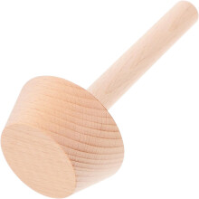 Pilon à tarte en bois pour moules à tartelettes aux œufs, taille XL, outil de préparation efficace