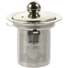 Teefilter, Teesieb aus Edelstahl, schlichtes und elegantes Design, praktisch und leicht.