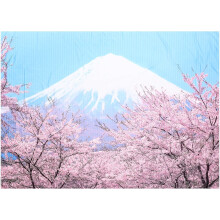 Wandteppich mit Kirschblütenmotiv im japanischen Stil, dekorativer Polyesterstoff