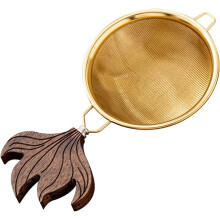 Teesieb aus Edelstahl, feinmaschiger Filter, Griff, für losen Tee, hitzebeständig, gesundheitsfreundlich, für Büro und Zuhause