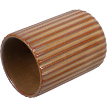 300-ml-Keramikbecher fürs Büro, schlichtes Retro-Design, leicht, robust und griffig.