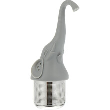 Teefilter aus Silikon und Edelstahl, wiederverwendbar, lebensmittelecht, in Pinguinform, kreatives Design