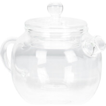 Théière japonaise Kungfu Mini théière 120 ml en verre résistant à la chaleur, style élégant, surface lisse, facile à utiliser