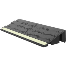 Türschwellenmatte aus Kunststoff mit Leuchtfunktion, Rampenmatte für den Innenbereich