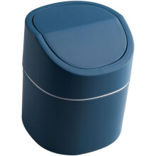 Mini-Mülleimer mit Klappdeckel, ideal für Küche und Büro, kleiner Abfalleimer für die Arbeitsplatte, moderner Tisch-Mülleimer