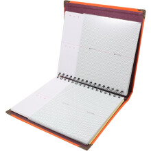 Album de rangement pour billets de concert, couverture en PU et pages en plastique, design simple
