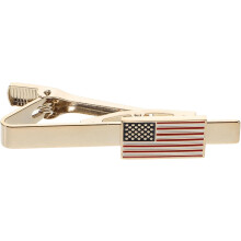 Clemă de cravată cu steag american, stele, dungi, pentru bărbați, cadou de nuntă, accesoriu pentru costum, pentru ocazii patriotice de afaceri