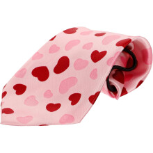 Valentijnsdag stropdas voor heren met appelpatroon, decoratieve stropdas voor feestjes, creatieve herenstropdas voor Valentijnsdag evenementen