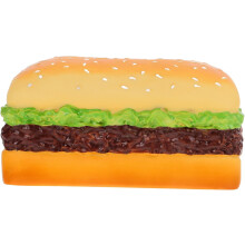 Burger-Taschentuchbox-Schreibtischpapierhalter aus Kunstharz, gratfrei und verletzungsfrei
