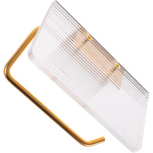Küchenrollenhalter, Papiertaschentuchhalter, Wandmontage, Aluminiumlegierung, Acryl
