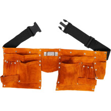 Gartengeräte-Bauchtasche für Kinder, Gürteltasche aus Leder, multifunktionale, tragbare Werkzeugtasche