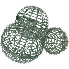 3er-Set Kunststoff-Topiary-Kugelhalter für künstliche Pflanzenstützen mit elegantem Design
