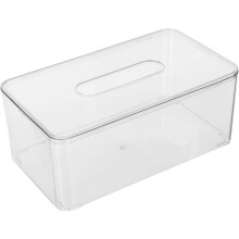 Taschentuchboxhalter mit einzigartigem Design für kompakte Schreibtischorganisation und einhändige Taschentuchentnahme