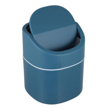 Creatieve mini-prullenbak met deksel voor op tafel of in een kast, gemakkelijk te openen en te sluiten, geurisolatie.