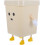 Large Plastic Garbage Can with Thickened Solid Design and Non-Slip Base, Household Trash Bin Suitable 1