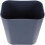 15l Square Trash Can Small Garbage Bin Space-saving Gray Office Waste Basket Compact Trash Container 1