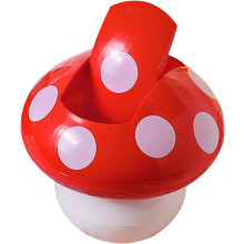 Mini poubelle champignon mignonne avec couvercle, poubelle de bureau kawaii