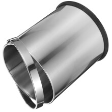 Poubelle en acier inoxydable, grande capacité, en acier inoxydable 410.
