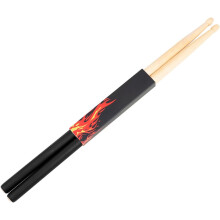 1 Paar Holz-Drumsticks, Ahorn-Schlagzeugschlägel, robust, gute Festigkeit, schwarzes, stilvolles Design