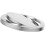 Stainless Steel round Garbage Bin Cover with Swing Flap Lid, Embedded Installation 1