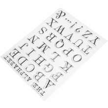 Ensemble de tampons alphabet en silicone à faire soi-même pour le scrapbooking et la création de cartes