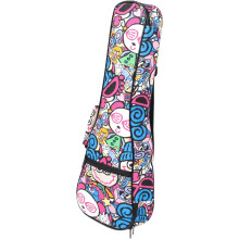 Bolsa de transporte para ukelele, impermeable, con correa para el hombro y un bolsillo. Material plástico. Fácil de transportar.