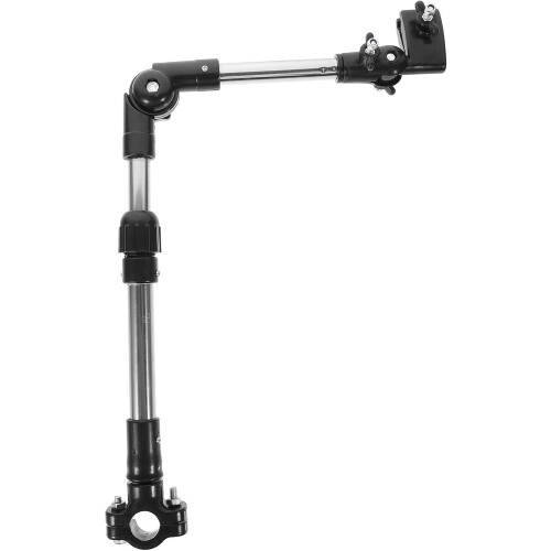Support de parapluie réglable noir pour vélo et fauteuil roulant