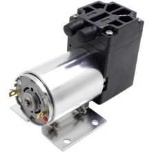 Schnelle elektrische Luftpumpe, aufblasbare Luftpumpe, 12 V DC, 5 l/min Saugleistung, Aluminiumlegierung, tragbar, stabil