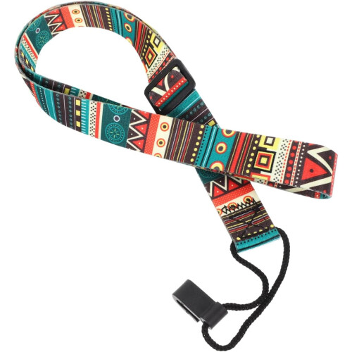 Ukulele Shoulder Strap Instrument Strap Adjustable Double Hook Structure Stable Design