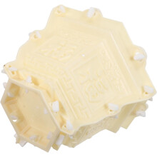 Molde de hormigón para macetas, molde para manualidades caseras para hacer adornos de exterior.