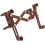 Violin Stand Violin Rack Lightweight Foldable Abs Coffee Performance Holder for Professionals and Students 1