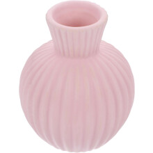 Keramik-Blumenvase, einzigartiges Außendesign, pflegeleicht, rosa Hydrokultur-Behälter