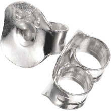 Ohrringverschlüsse mit Schraubverschluss, Ersatz für Ohrringe, Sterlingsilber, schützender Ohrschmuck