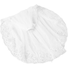 Eleganter langer Brautschleier mit Kamm und romantischem Spitzen-Haarschmuck