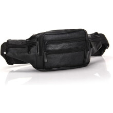 Multifunktionale Gürteltasche aus Leder, ideal als Sport-Gürteltasche für Damen und Herren