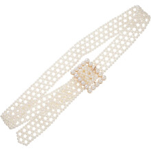 Women Pearl Belt Dress Waist Belt Decorative Waistband for Casual Occasions Fashionable Waist Décor