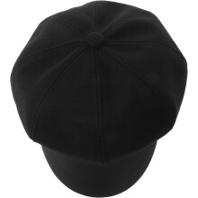 Retro-Baskenmütze für Damen, weiches Wollmaterial, stilvolles französisches Design