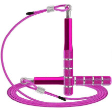 Jumping rope. speed skipping rope for fitness exercise. adjustable jump rope