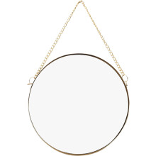 Hängender Kosmetikspiegel aus Eisen mit 5 mm dicker Glasoberfläche – schickes, minimalistisches Design