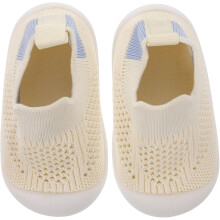 Turnschuhe für Jungen und leichte, atmungsaktive Lauflernschuhe aus Mesh ohne Sohle