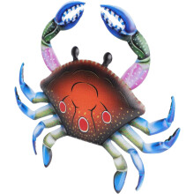 Wandanhänger aus Eisen mit Krabbenmotiv zur Wanddekoration