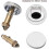Pop-up drain for kitchen sink, bathroom, washbasin, bathtub, solid chromed brass, 38 mm 4